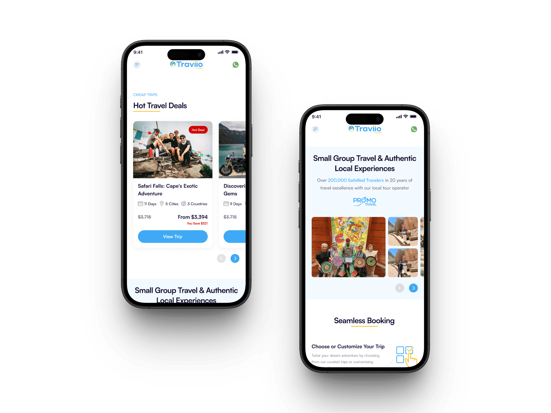 Deals Section Mobile Version